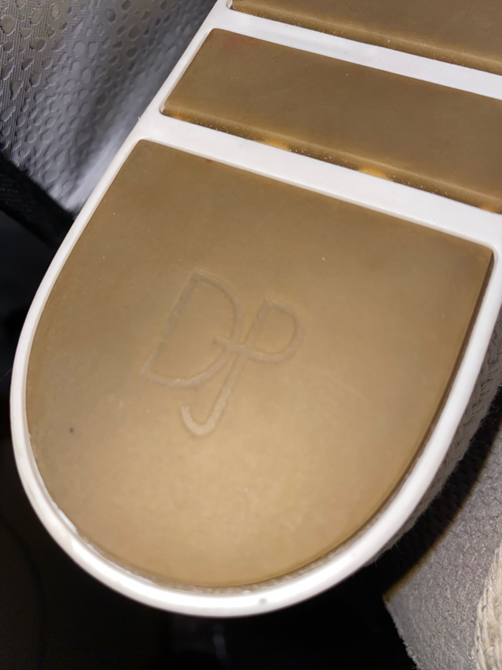 Donald J. Pliner Perci Taupe Slip-On Espadrille Flats - Picture 7 of 8
